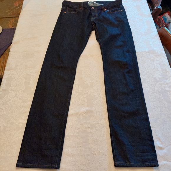 Uniqlo Ines De La Frassange slimfit straight leg low rise denim jeans. 29×33 - Picture 8 of 11